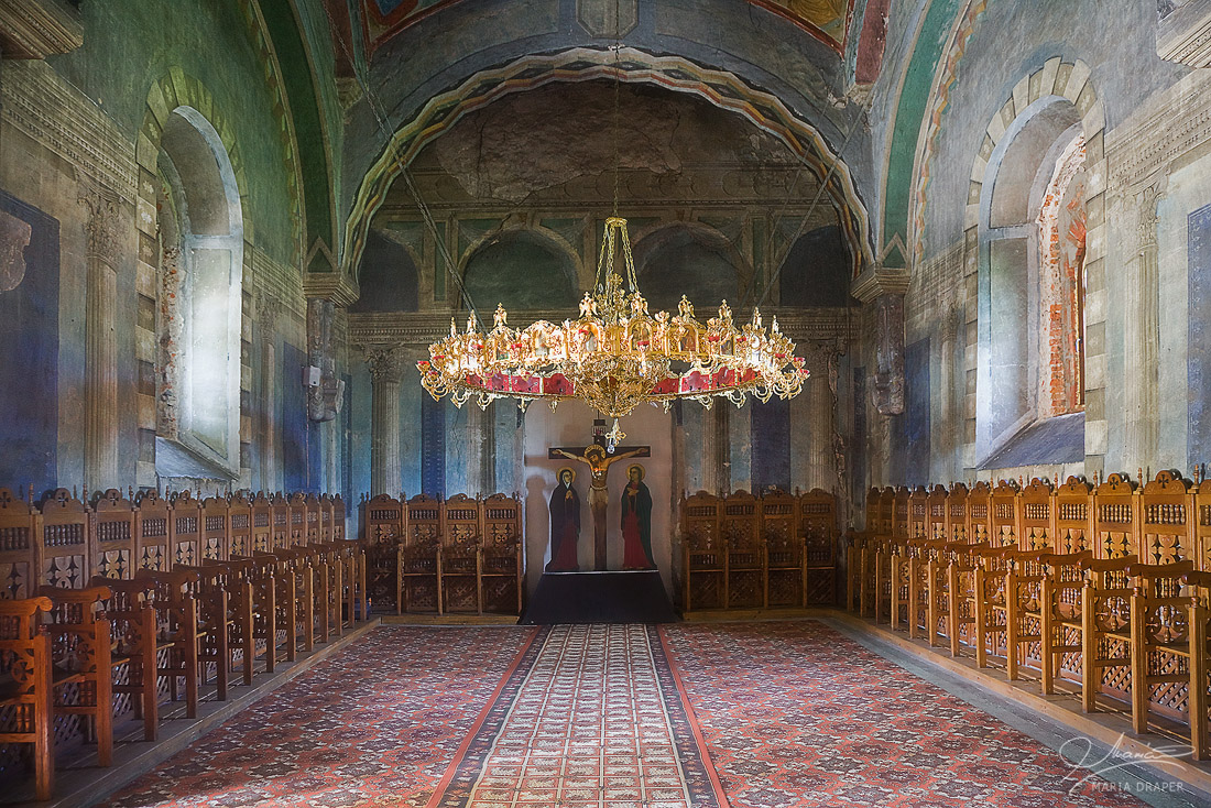 Rasca Monastery | Interior decor of Rasca monastery in Suceava county, Romania