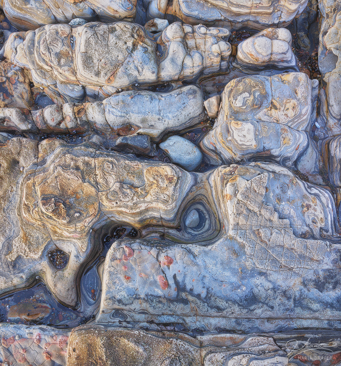 Sea Treasures | Twisted canals carved by water through a lovely stone