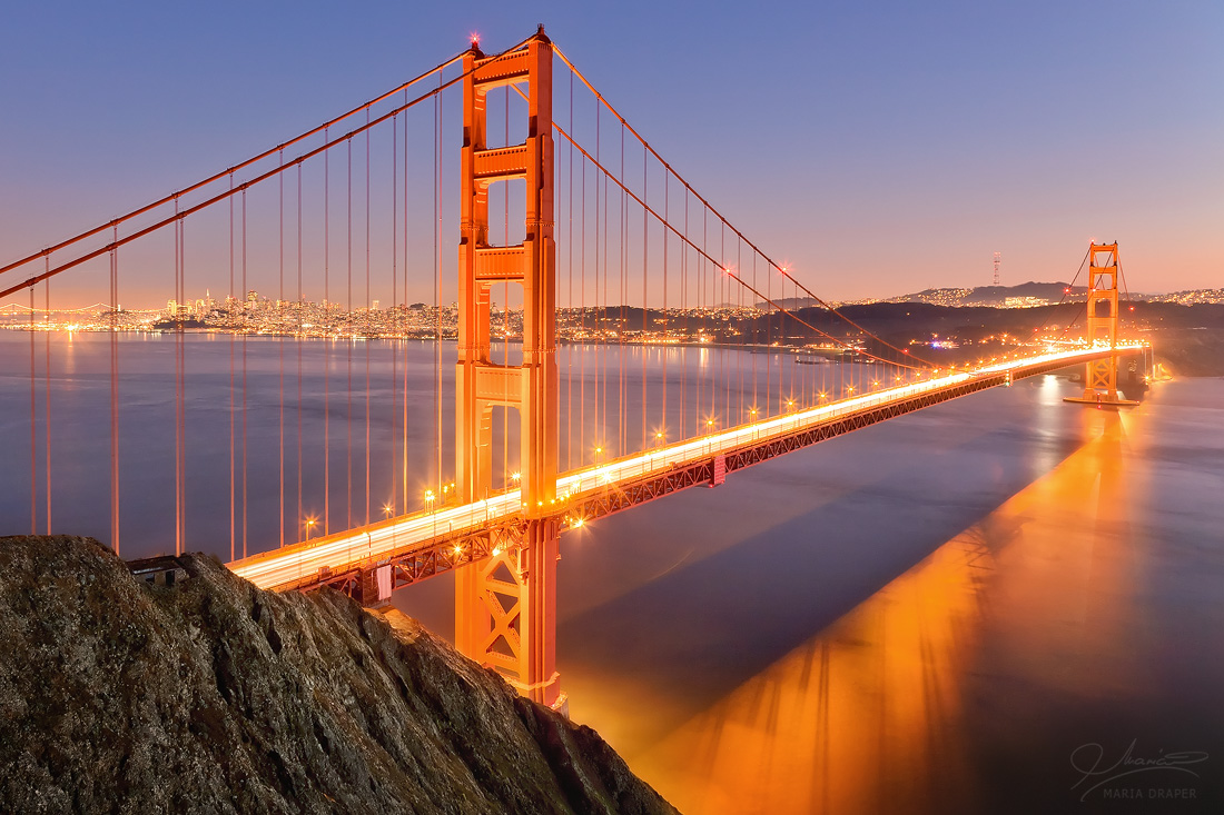 Golden Gate Bridge | View from Hendrik Point soon after sunset