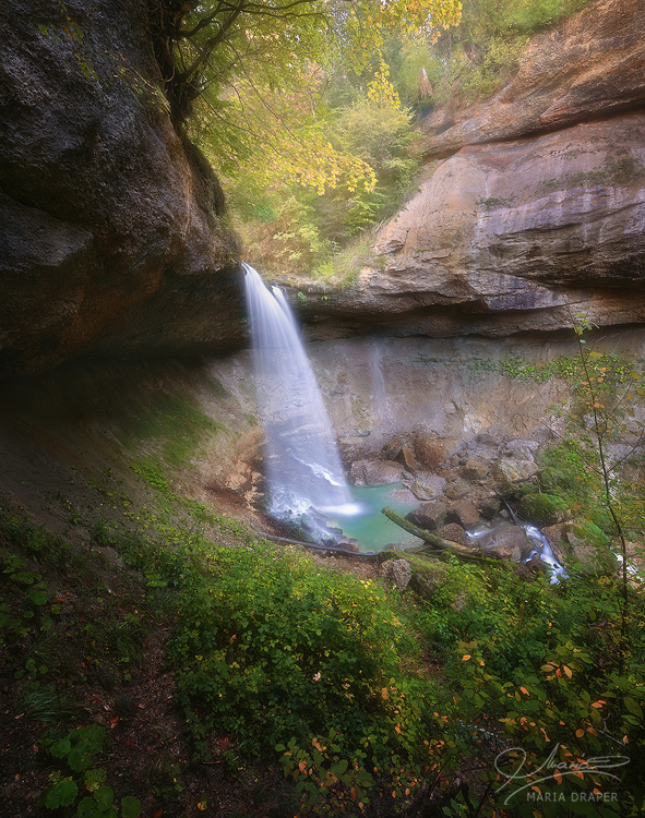 Scheidegg Waterfall, Germany | Waterfall in the Allgau region in Germany