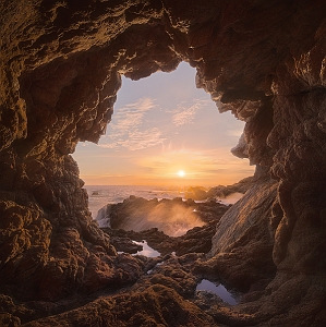 SECLUDED SEA CAVE