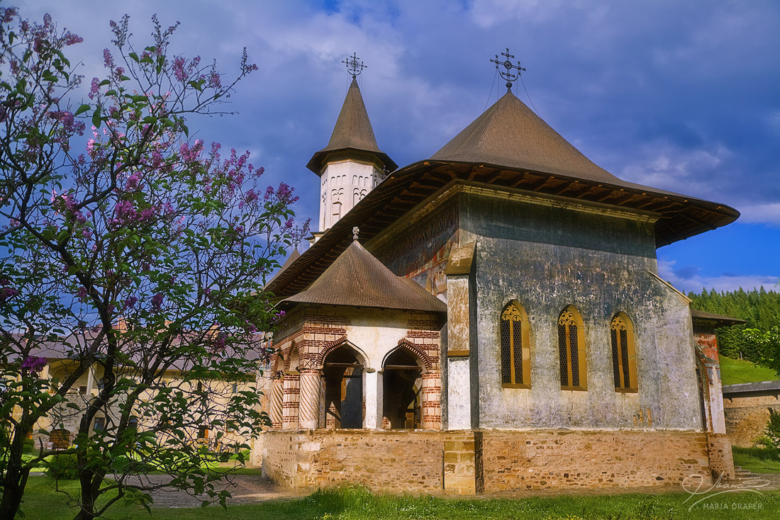 Sucevita Monastery | Back side of Sucevita monastery in Suceava county, Romania
