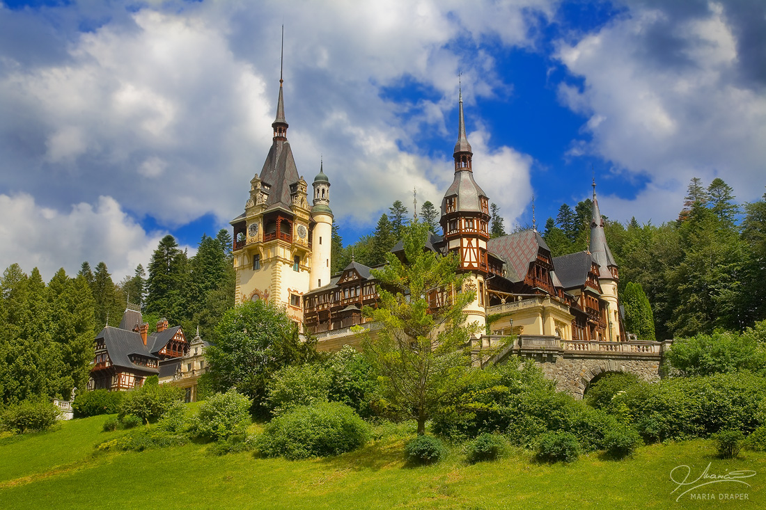 Peles Castle | Located near Sinaia, in Prahova county, Romania